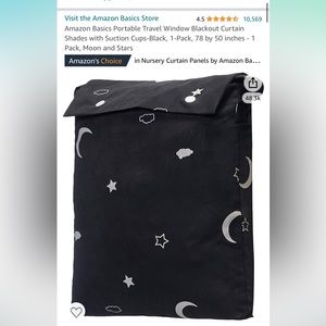 Portable window blackout curtain